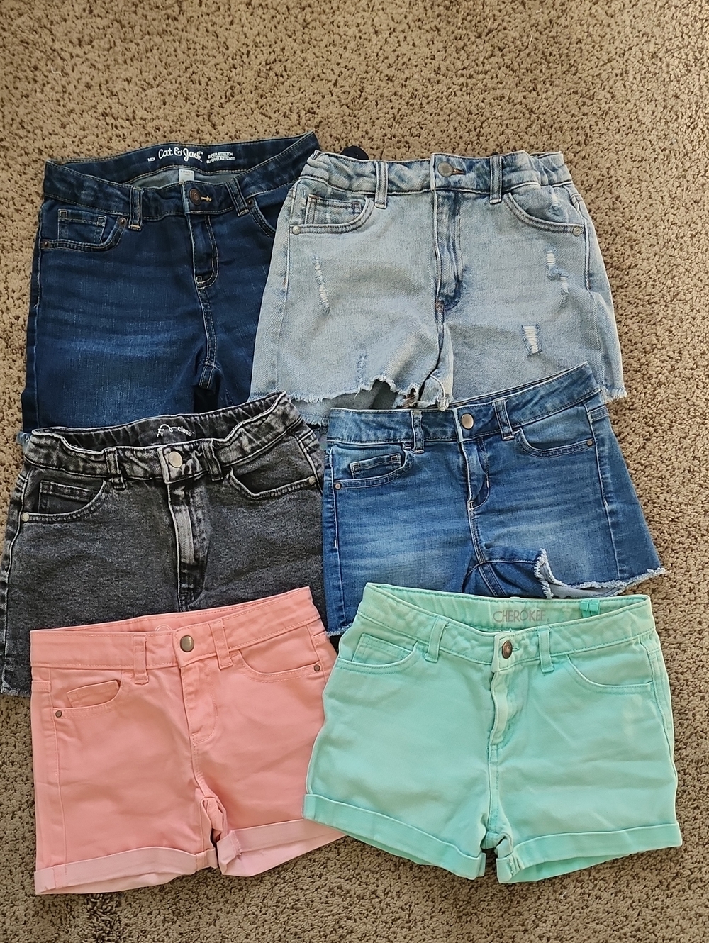 Girls Bundle Jean Shorts